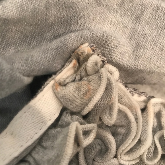 Oui Grey Cardigan with Ruffles - Picture 7 of 7